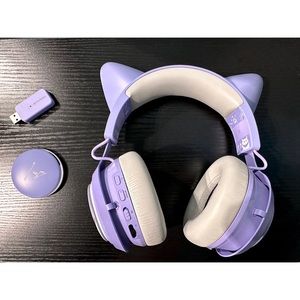 SOMIC GS510-  Purple Cat Ear HeadSet